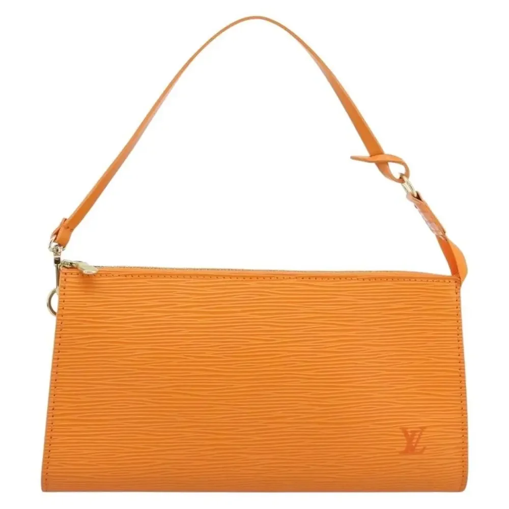 Louis Vuitton Epi Pochette Accessoires Pouch Orange